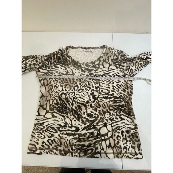 Chico’s women’s bundle lot blouse and cardigan size 2 large - Picture 6 of 13